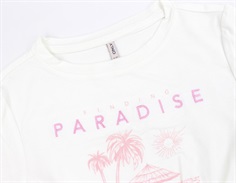 Kids ONLY cloud dancer/paradise knot top